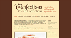 Desktop Screenshot of confectionswithconvictions.com