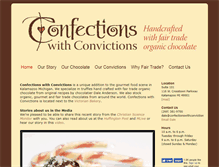 Tablet Screenshot of confectionswithconvictions.com